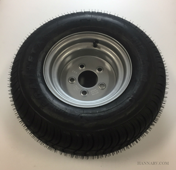 20.5 X 8-10 (205/65-10) Triton 03165 Class C Snowmobile Trailer Tire with Steel Rim - Pair